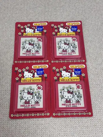 헬로키티 빈티지 2001 캐시 퍼즐 4개 세트