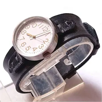 세이코 4206 오토매틱 밀리터리 대전 가죽 벨트 복각 디자인 32mm