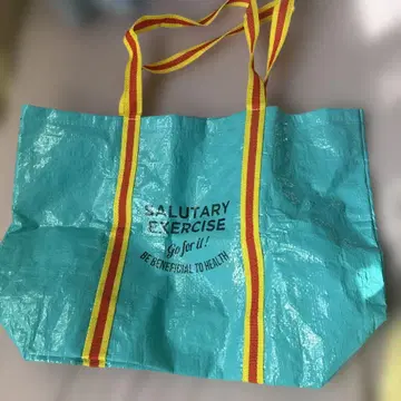 스카이블루 에코백 SALUTARY EXERCISE