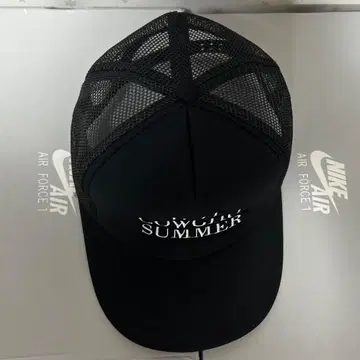 블랙 메쉬 캡 SUMMER