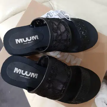 무무 MUUM 샌들 사이즈 M 블랙