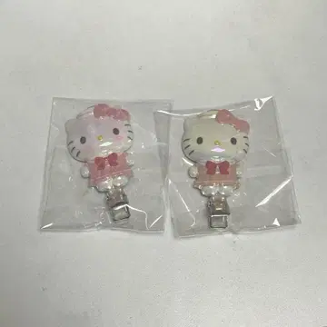 산리오 세일러 카라 디자인 시크릿 마에가미 클립 헬로키티