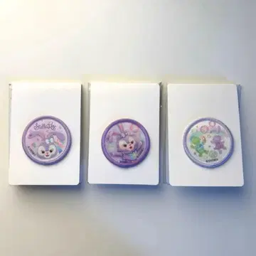 컬러풀 해피니스 도쿄 디즈니씨 20주년 스텔라루 와펜 3개 세트