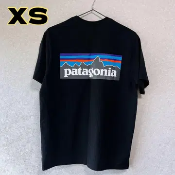 파타고니아 레스포시빌리티 백 로고 프린트 반팔 티셔츠 XS