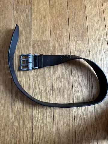 블랙 메탈 버클 조정 가능 벨트