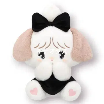 mikko characters BLACK RIBBON 봉제 인형 수플레