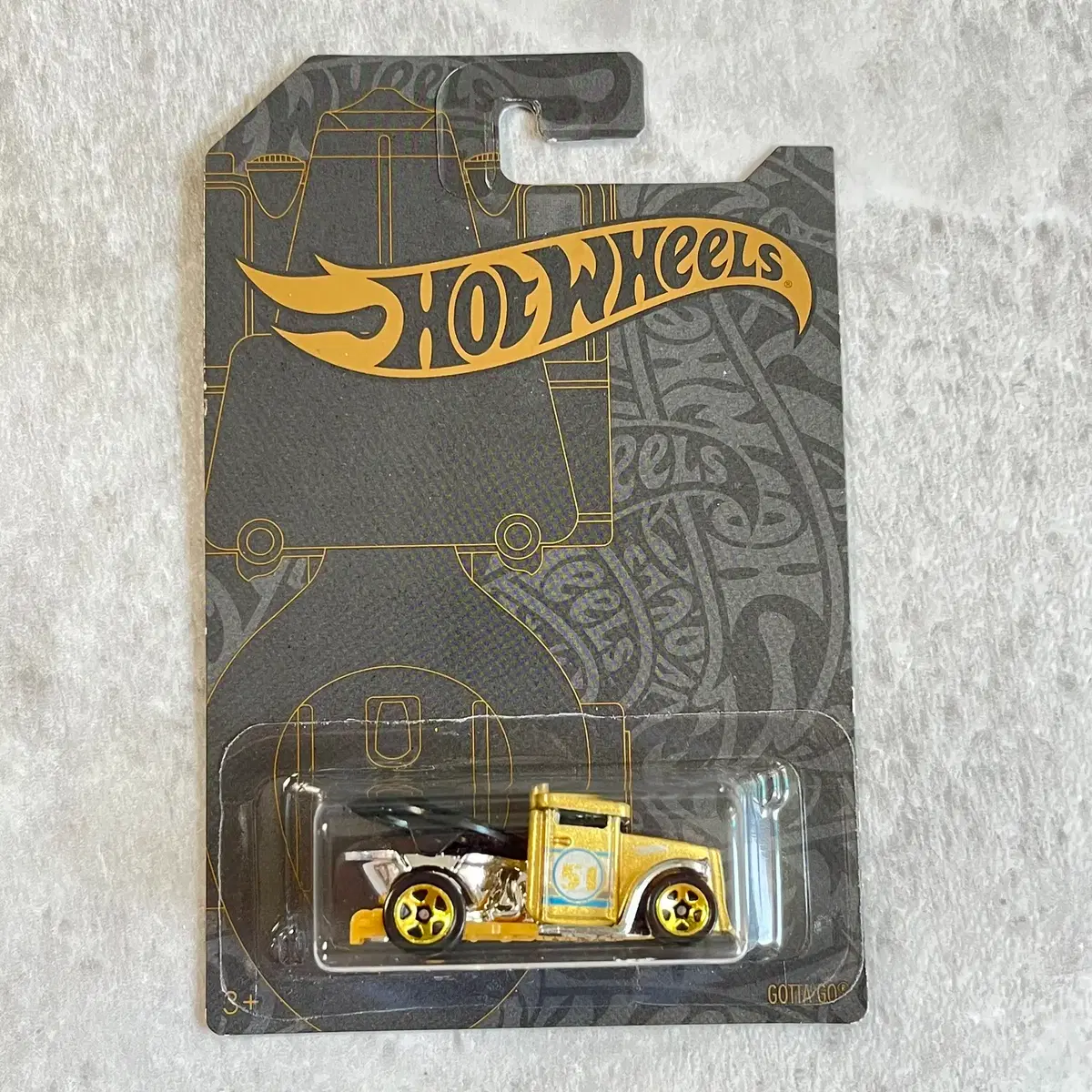 51st Anniversary Hot Wheels Gotta Go Gold Hotwheels 51st