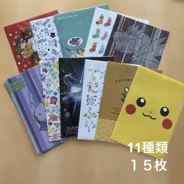포켓몬 클리어 파일 11종 세트