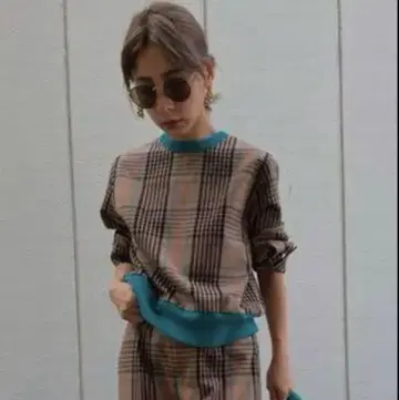 아메리빈티지 체어풀 체크 톱