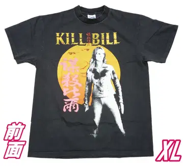 영화 KILL BILL 티셔츠 싱글 스티치 사양 빈티지 가공 XL