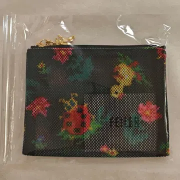 페이러 하이디 메쉬 파우치 블랙 미니