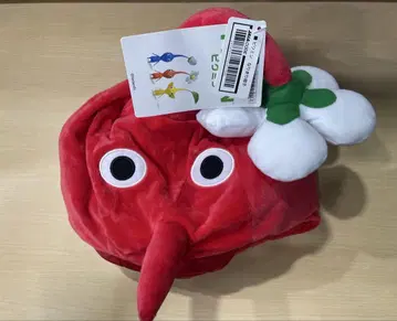 피크민 모자 빨간색 피크민