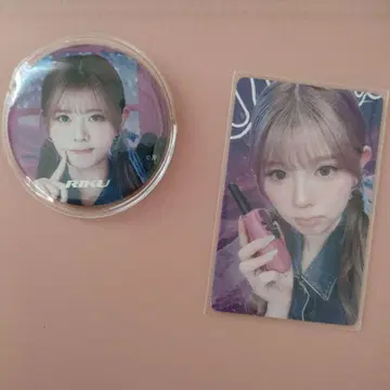 NiziU 리쿠 팝업 스토어 캔뱃지 & 트레이딩 카드 세트