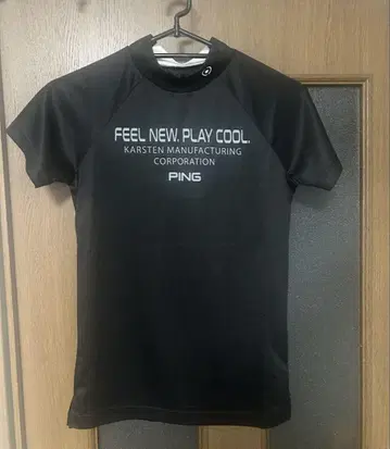 인기 있는 핑 접촉 냉감성 속건성 모크넥 블랙 컬러 S 사이즈
