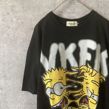 배송비 포함 VKFKBSON 심슨 블랙 티셔츠 반팔 M 사이즈