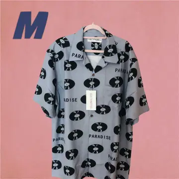 노브랜드 오픈 카라 셔츠 M 사이즈 그레이 레코드