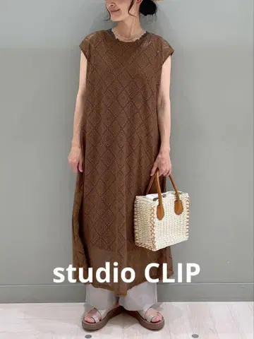 studio CLIP 2WAY 레이스 원피스