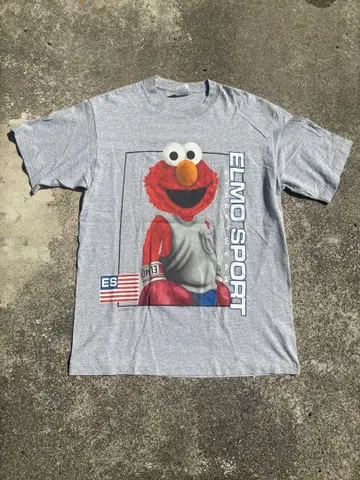 포가즈 쓰카사 착용 90년대 USA제 ELMO SPORT 티셔츠