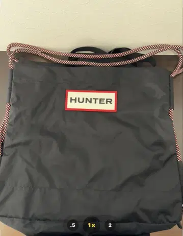 HUNTER 블랙 냅색