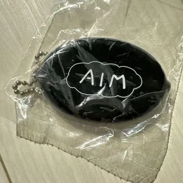 미개봉 아이묭 코인 케이스 키링 AIM 핑크 블랙