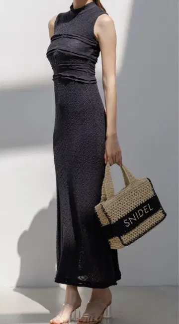 SNIDEL 컷 레이스 원피스