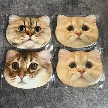 고양이 카페 mocha 고베 산노미야점 고양이 모양 배지 멘마 니코 필