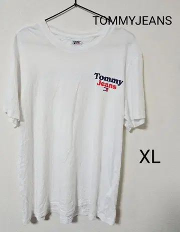 TOMMY JEANS 티셔츠 XL 화이트