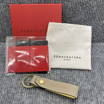 BONAVENURA 백 참 가죽 베이지 박스 있음 3473