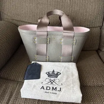 ADMJ 그레이 토트백