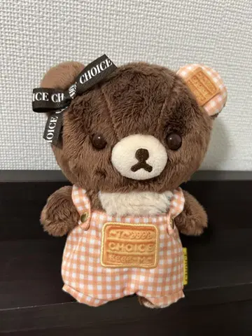 차이로이코구마 모리나가 비스킷 콜라보 봉제 인형