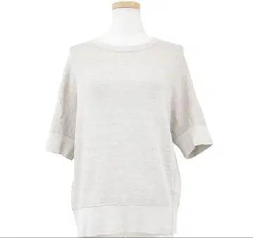 DRESSTERIOR 린넨 코튼 쭈리 하프 슬리브 풀오버