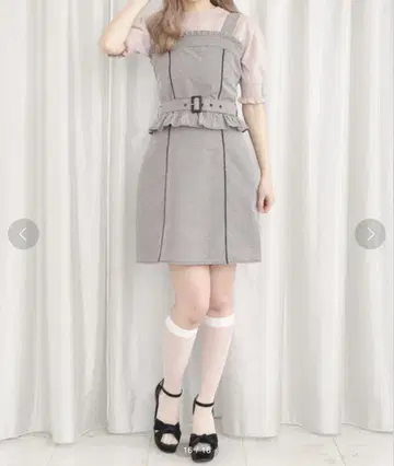 titiy&co 라메 깅엄 체크 잔스카