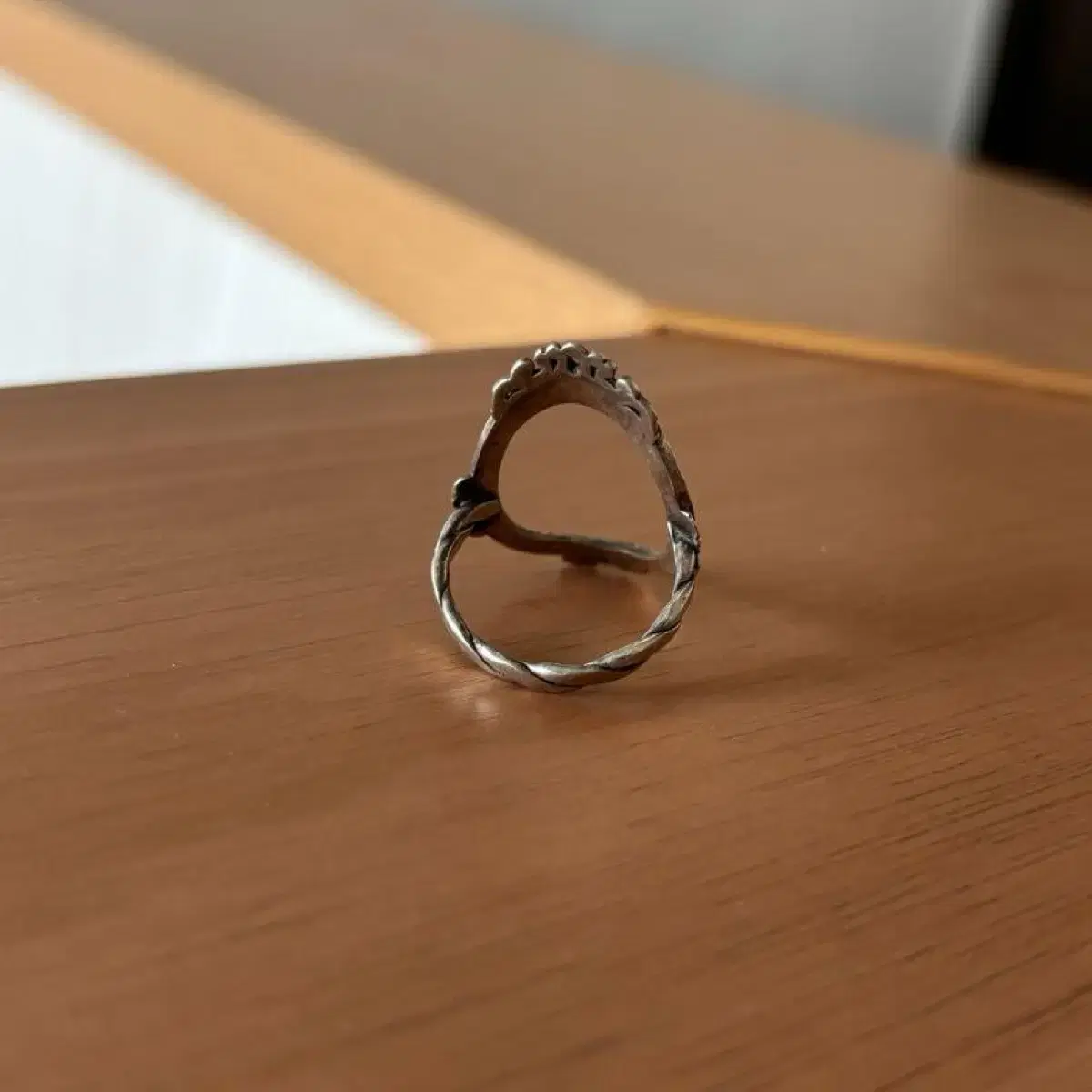 BED j.w. FORD Bedford Silver Mirror Ring #넘버나인