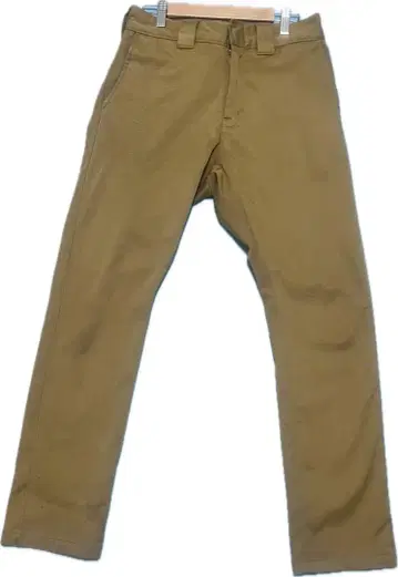 디키즈 카키 슬림 핏 치노 팬츠