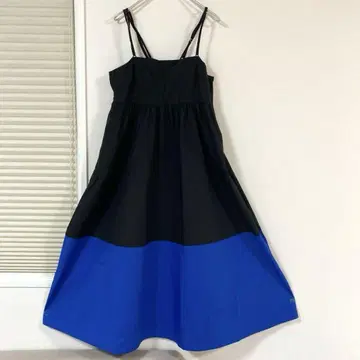 아줄 AZUL 원피스 새상품 택실 바이컬러 [S] A 라인 모드