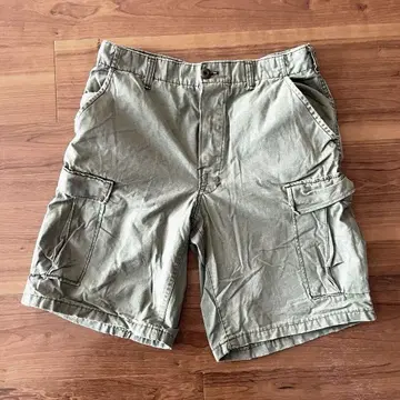 밀리터리 카고 숏 팬츠 올리브 그린 made in usa
