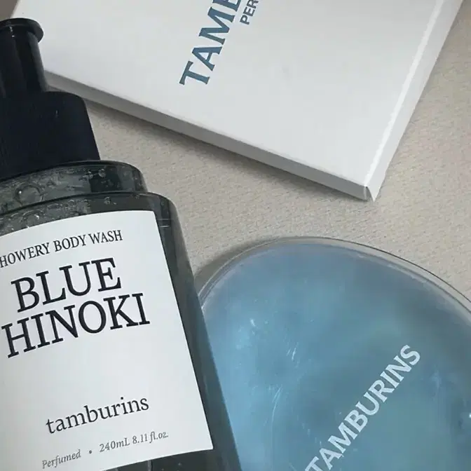 Tamburins Blue Hinoki Body Wash 240ml + Ice Pack on Bunjang
