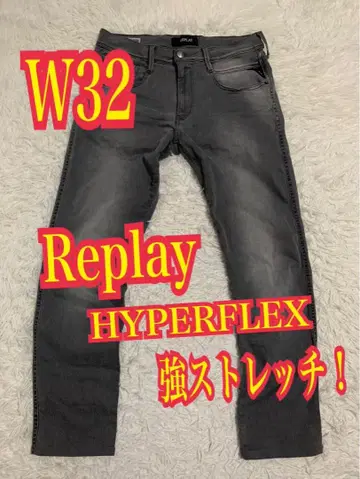 Replay 리플레이 HYPERFLEX 데님 청바지 스트레치 W32