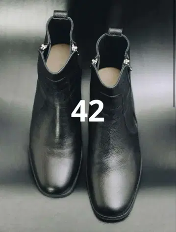 LIDNM Llife SLIGHT SQUARE 지퍼 부츠 42