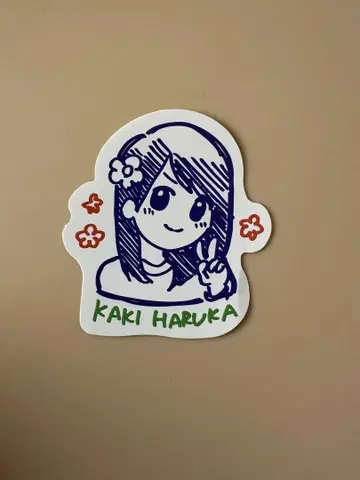노기자카46 카키 하야카 NOGI CAFE 노기자 카페 랜덤 스티커