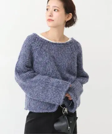 Spick&Span 알파카 믹스 풀오버 니트