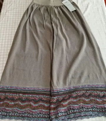 사토 섬유 이네스 와이드 팬츠 새상품 L