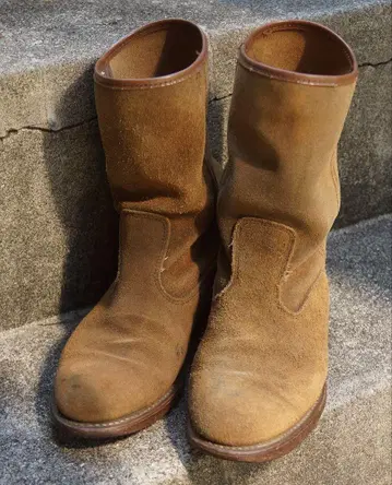 biltrite 브라운 스웨이드 부츠 MADE IN USA