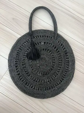 MAISON N.H. PARIS 원형 바스켓백