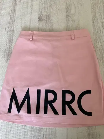 mirror9 거울 나인 빅 로고 스커트 M 사이즈