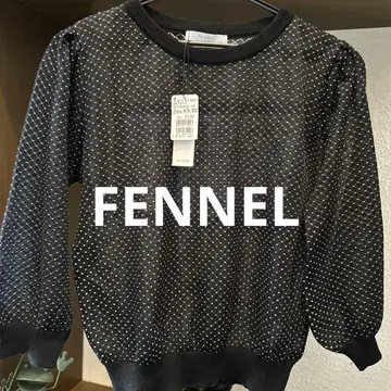 FENNEL 블랙 상의 38