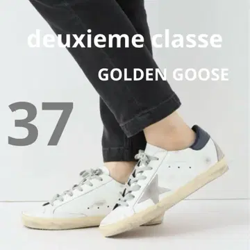 deuxieme classe 새상품급 골든구스 네이비 37