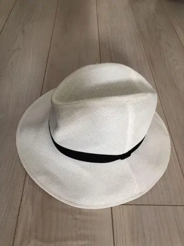 SMILE JAPAN 밀짚모자 M 화이트
