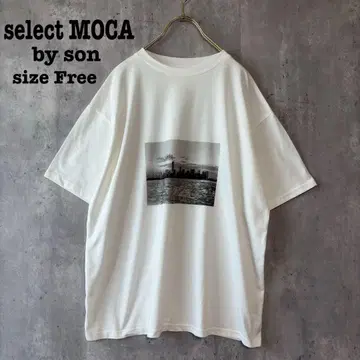 select MOCA by son 모듬 프린트 오버 사이즈 티셔츠
