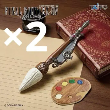 FF 파이널 판타지 XIV 픽토맨서 볼펜 & 메모 세트 2개